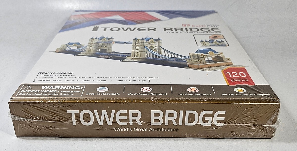 CUBICFUN 3D PUZZLE MC066H TOWER BRIDGE 120 Pcs 30