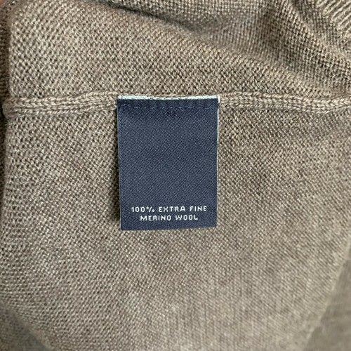 Hart Schaffner Marx Sweater Taupe V-Neck Extra Fine Merino Wool (2 Sizes) NEW - Picture 6 of 12