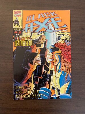 Black Axe #1 High Grade Marvel UK Comic Book C43-88