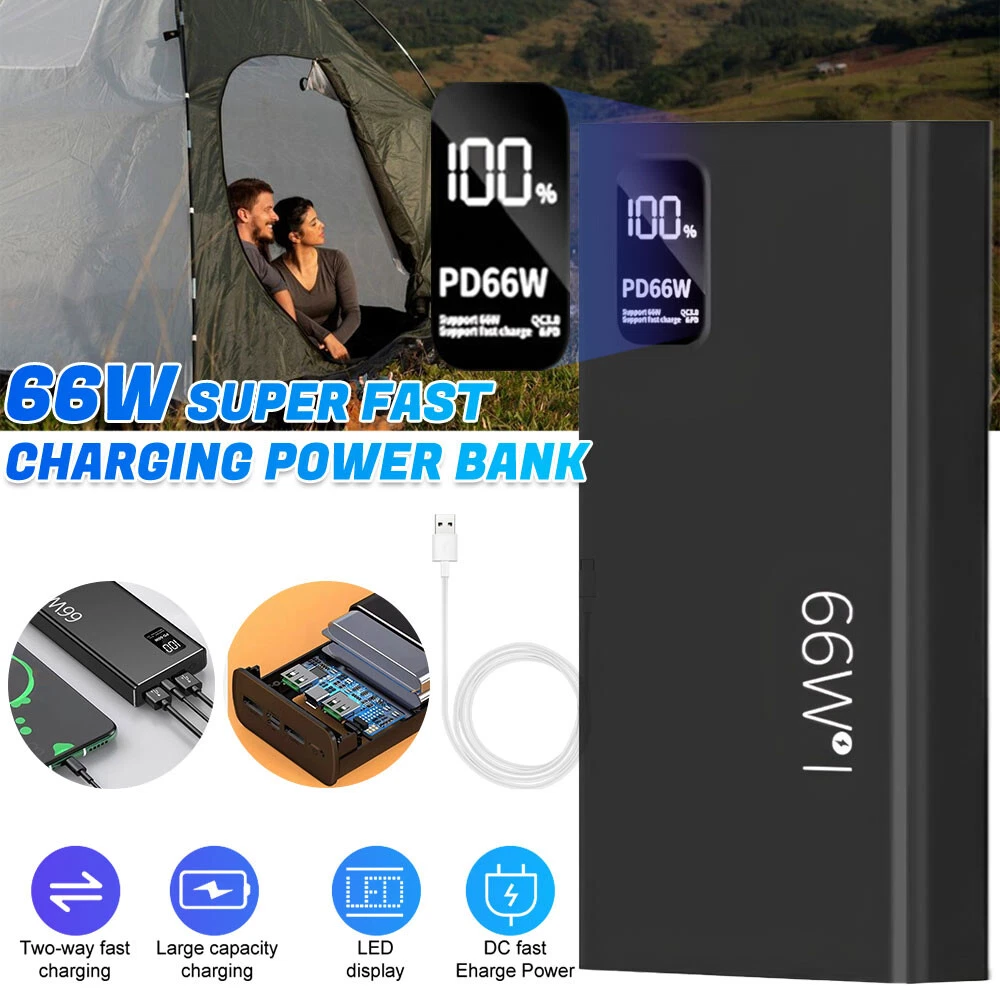 Power Bank 30000mAh 66W fast Charging Portable Battery Backup For Cell Phone US Power Bank 30000mAh 66W fast Charging Portable Battery Backup For Cell Phone US