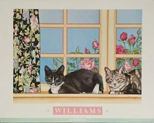 ANDREW WILLIAMS ORIGINAL 1987 THE WINDOW SEAT POSTER 25 5/8 X 32  ROLLED MINT