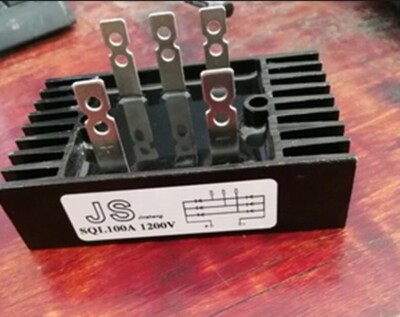 1PCS SQL 100A Amp 1200V 3 Phase Diode Metal Case Bridge Rectifier