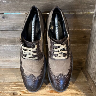 Mens Johnston & Murphy Brown Leather Chambliss Wingtip Dress Shoes Size 11.5‎ M Mens Johnston & Murphy Brown Leather Chambliss Wingtip Dress  main image 4