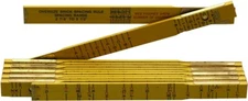 NEW LUFKIN T656N WOODEN FOLDING RULER 6 FT X 5/8" MASON'S BRICK 5246095