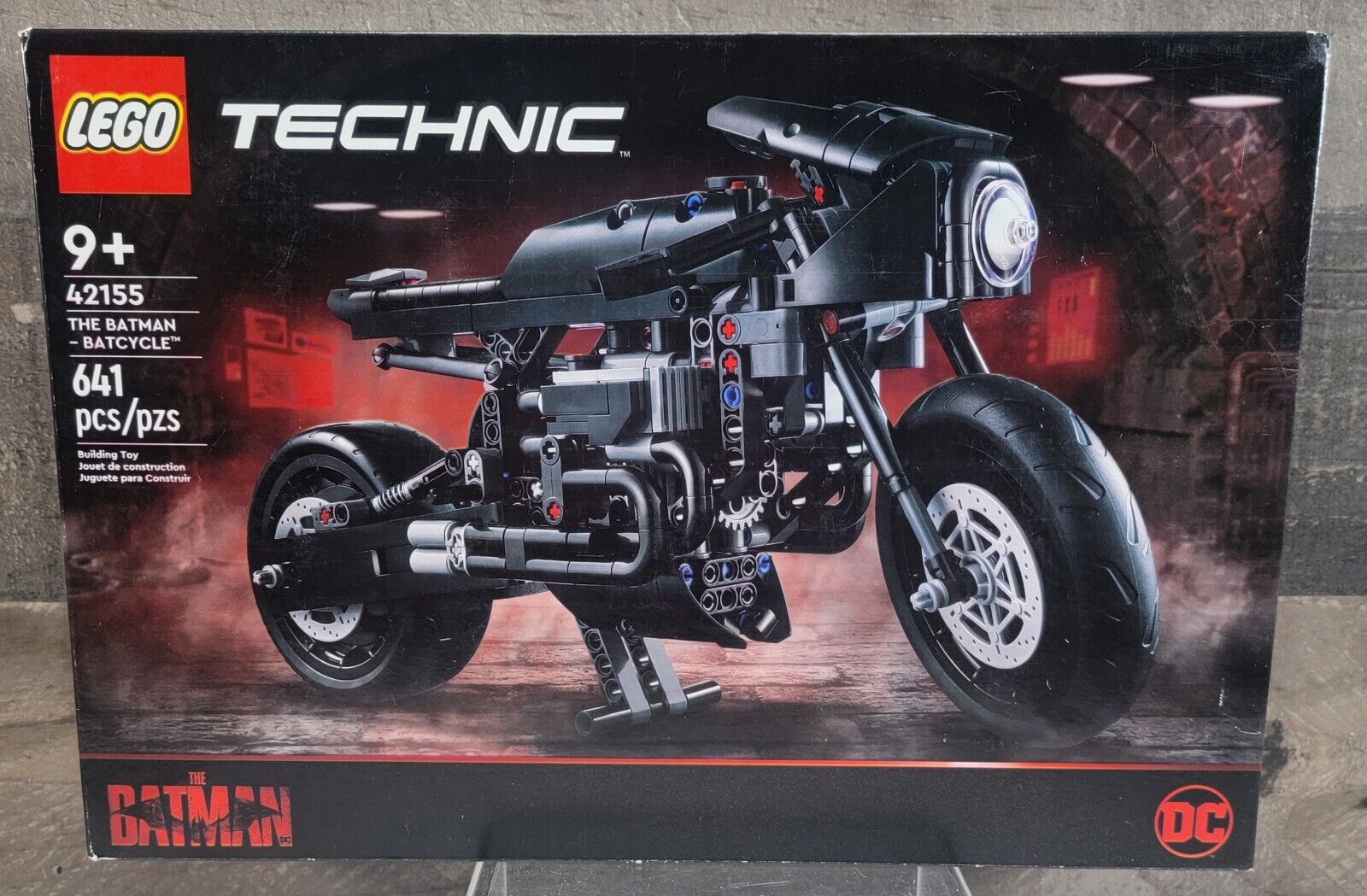 LEGO Technic 42155 The Batman - Batcycle detailed building review 