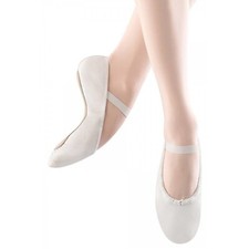 FSLB Full Sole Leather Ballet Childrens White