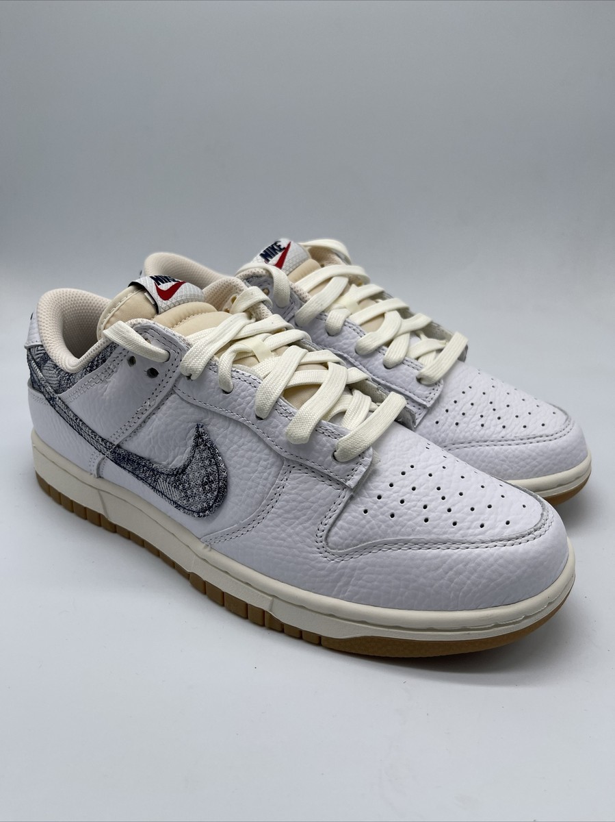 Nike Dunk Low Washed Denim FN6881-100 Men's Sizes 8.5-9.5 | eBay