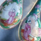Nice pair of famile rose spoons — photo 5