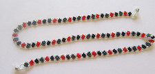 Spirit of Nature Eye Glass Holder Chain- Beads Flower- black, red wite blue