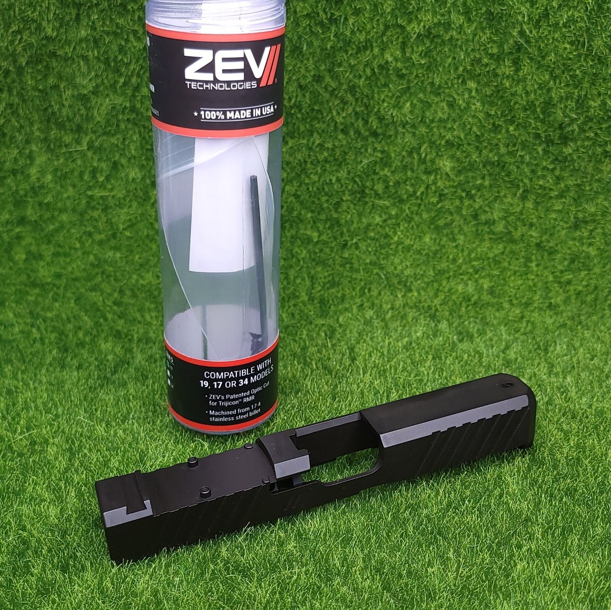 ZEV Technologies Duty Stripped Slide RMR Cut for Glock 19 & Gen 5