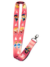 Disney Lanyard PRINCESS Pink - Jasmine Cinderella Belle - ID/ Holder NEW 36