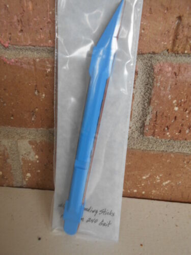 M&B Bizarre Professional Hobby Sanding Sticks Medium 240 Grit Belt Blue #4103 - Picture 2 of 6