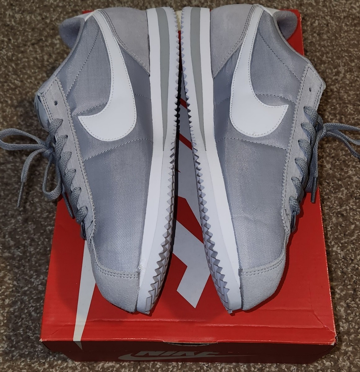 Size 9.5 - Nike Cortez Basic Nylon Wolf Grey Brand New Rare Size 9.5 - Nike Cortez Basic Nylon Wolf Grey Brand New Rare