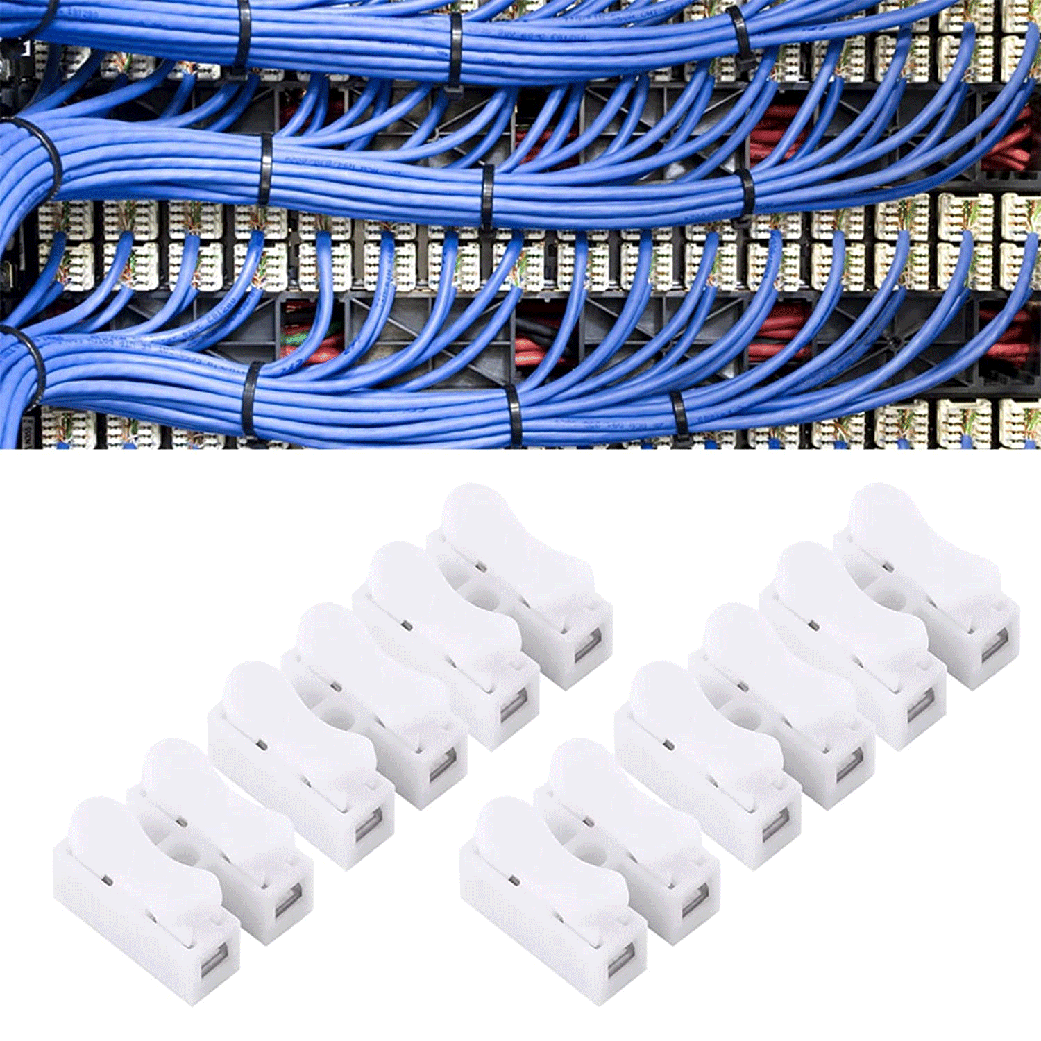 Self Locking Electrical Cable Connectors CH2/3 Quick Splice Lock Wire
