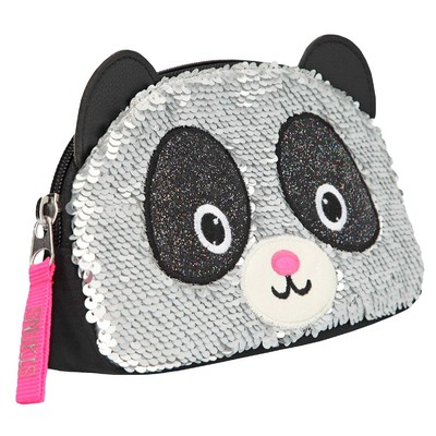 SNUKIS Beauty Bag Reversible Sequins Panda by Depesche 4010070431648