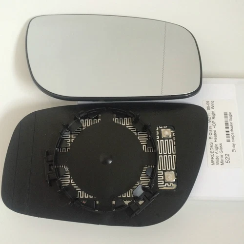 Fits Mercedes Benz E-CLass W211 2006-09 Right Side Door Mirror Glass Heated NEW