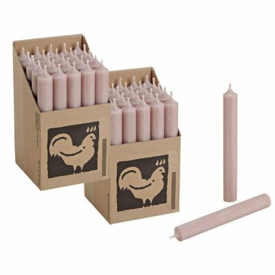 2 x 25 Stabkerzen Taupe 180 x 22 mm Kerzenfarm Kerzen Candle Set