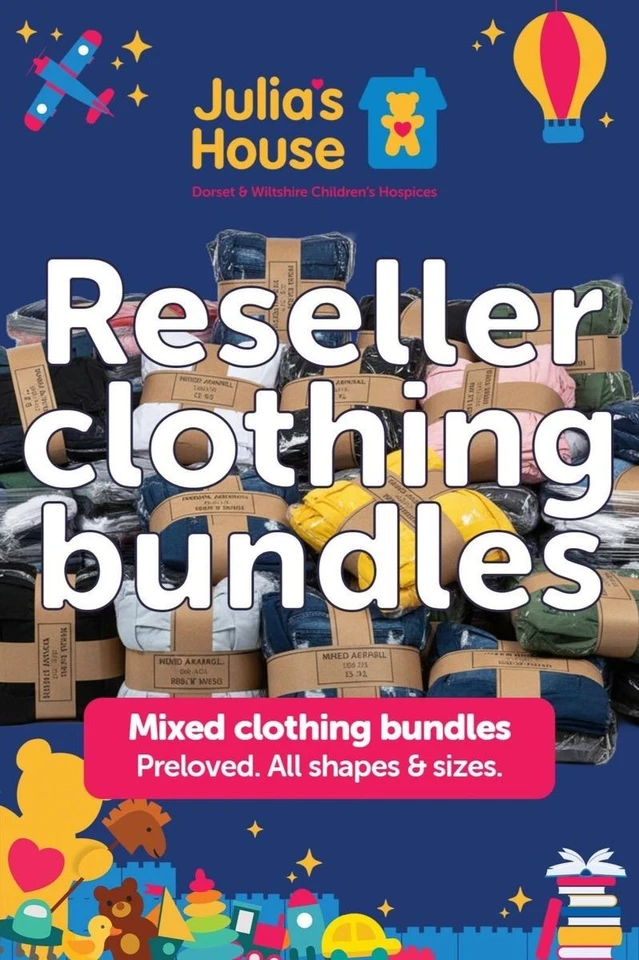 Reseller clothing bundles | £1 Starts | Help Support Julia's House