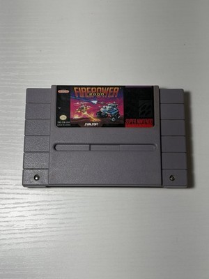 Firepower 2000 SNES Authentic Super Nintendo Video Game Cartridge Only