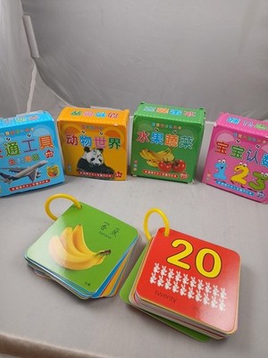 Chinese Flashcards For Kids Toddlers - Biligual (Mandarin) And English