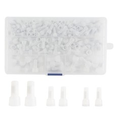 350PCS Closed End Crimp Cap Copper Core Nylon Wire Connectors 22-10AWG Terminals