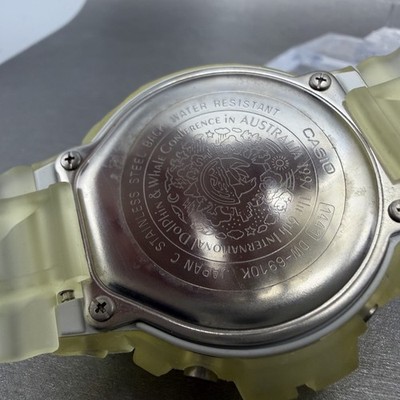 Casio G-Shock DW-6910K Watch Men 50mm Digital Clear Alarm Chrono