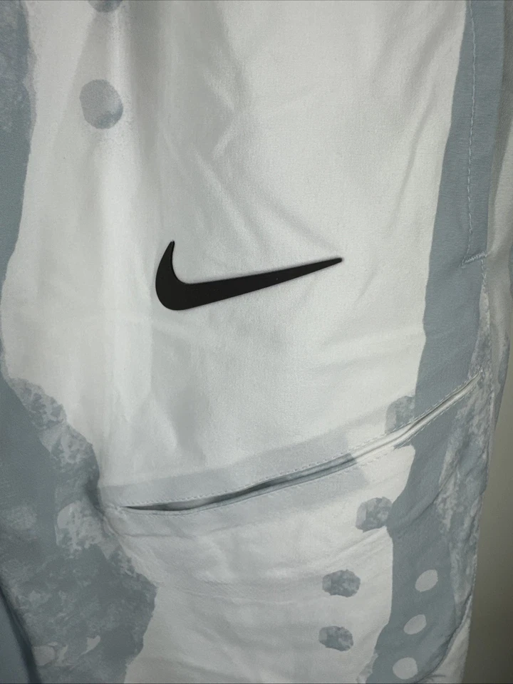 Nike Court Men’s Dri Fit Shorts Blue White Brand New Tags Size M-Tall - image 3 of 4