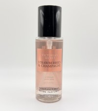 NEW VICTORIA'S SECRET STRAWBERRIES  CHAMPAGNE FRAGRANCE VS BODY SPRAY TRAV SIZE