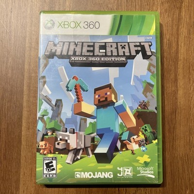 Minecraft Xbox 360 Edition Game Case Mojang Tested Working No Manual 2013