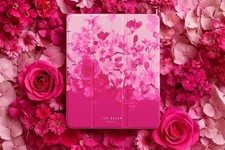 Ted Baker Pink Scattered Flowers Kickstand Folio Case for iPad Air 13 2024