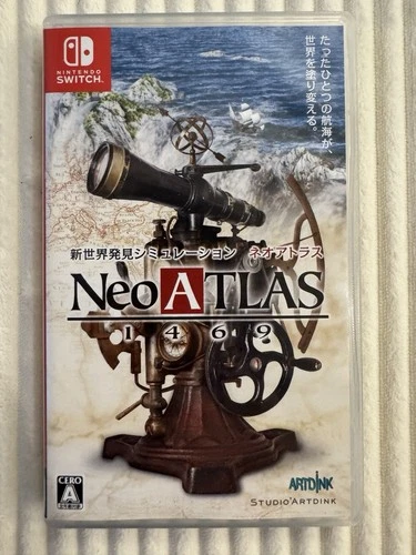 Nintendo Switch Neo Atlas 1469 Japanese Games With Box Tested Genuine