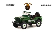 1945 WILLYS MB JEEP 1/64 DIECAST CAR GREENLIGHT 38040A/48