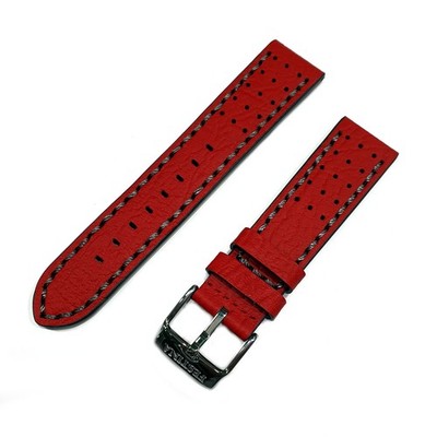 Festina Watch Band Replacement Leather Strap F20377 Red Lug Width 22mm