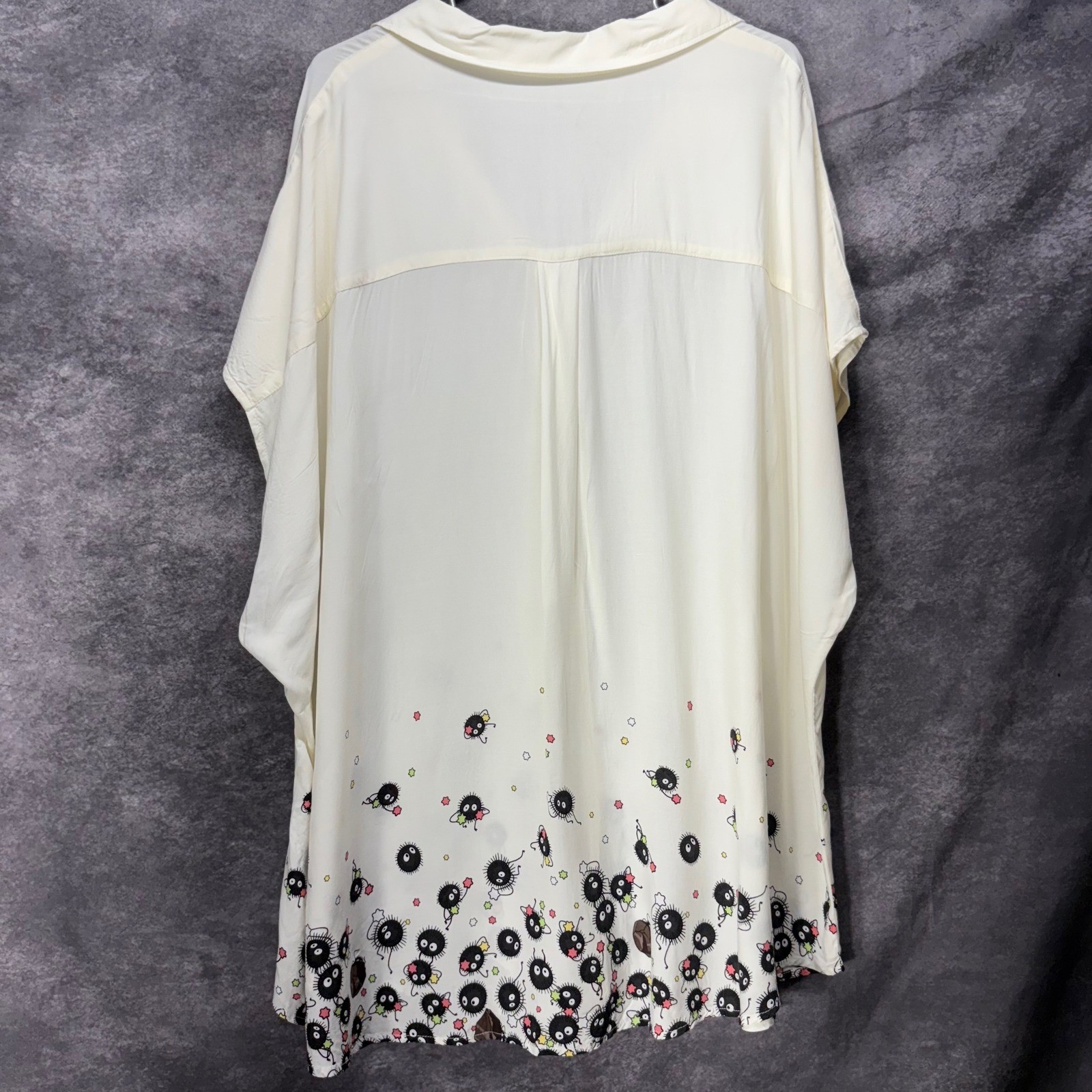 Her Universe Studio Ghibli Spirited Away Soot Sprite Button-Up Plus Size 5 5X