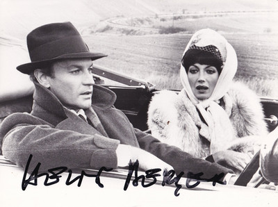 Helmut Berger Originalautogramm auf Pressefoto