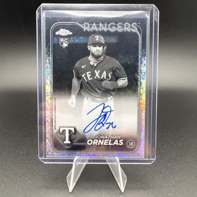 2024 Topps Chrome - Rookie Autographs Jonathan Ornelas #RA-JO Black & White...