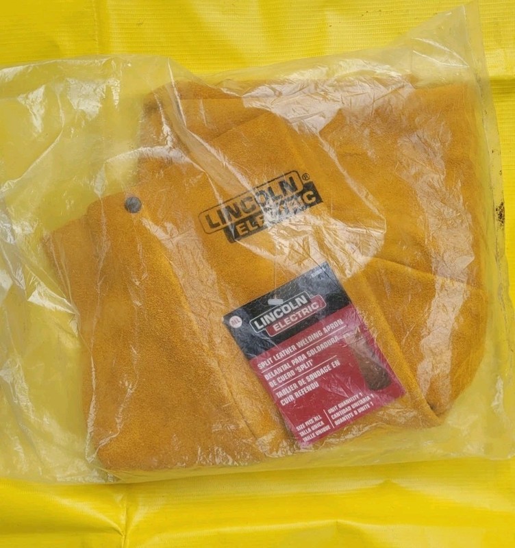 Lincoln Electric KH-804 Flame-Retardant Leather Welding Apron - One-Size