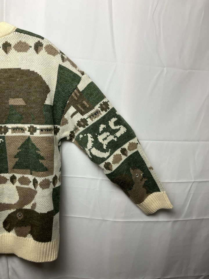 Adam Freak Sweater Mens Medium High Street Fashion Pullover Forest ...