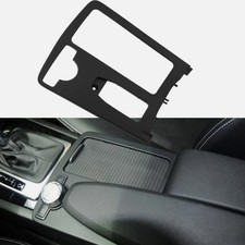 Schwarze Mittel konsolen halter Abdeckung f&uuml;r Mercedes Benz C E W204 W212 W207