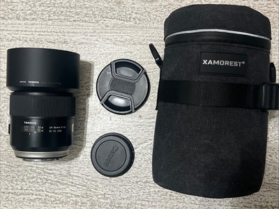 Tamron SP 85mm F1.8 Di VC for Canon EF-Mount EOS Samples, Hood, Padded Case