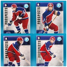 2004-05  ITG Heroes and Prospects  ALEX OVECHKIN  LOT of 4 #116, 117, 118, 119