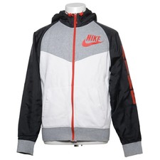 Nike Sportswear, Kapuzenpullover, Größe: M, Schwarz/Grau/Weiß/Rot #Bom