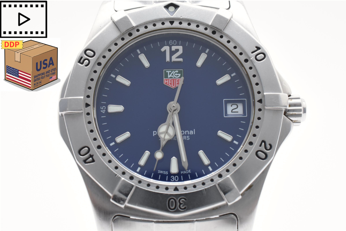 TAG Heuer 2000 Blue Men's Watch - WK11130 for sale online | eBay