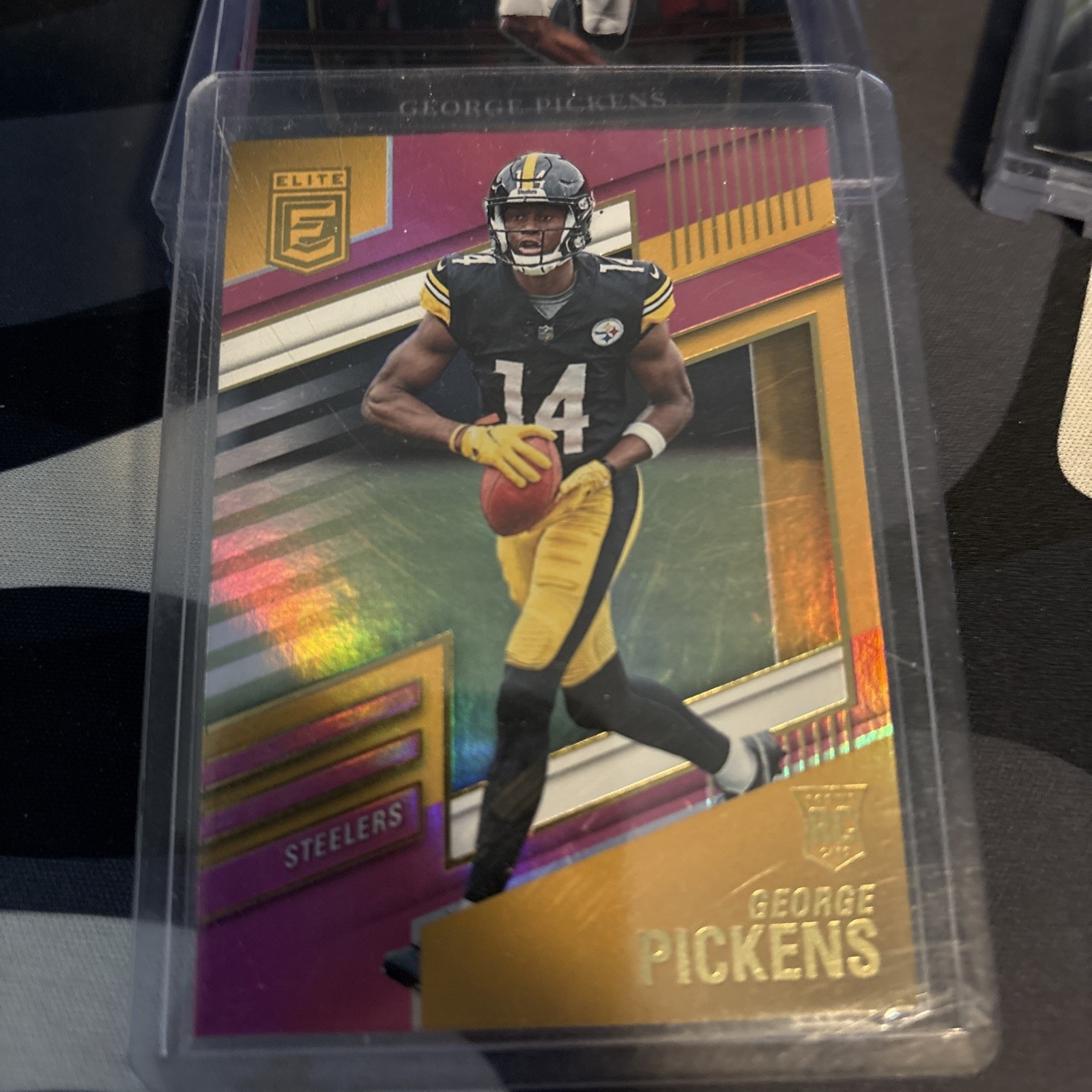 #125 George Pickens 2022 Donruss Elite Pink