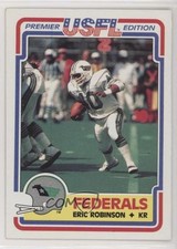 1984 Topps USFL Eric Robinson #129 me2