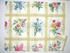 NEW SET Vtg SPRINGS Standard Size Pillow Shams Cotton Blnd Floral 20x26 NWOP