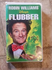 Flubber 1998 VHS Disney's Robin Williams Clamshell Edition Tested and Working