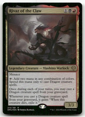 Rivaz of the Claw #215 (Foil) (LP) Dominaria United DMU Magic MTG