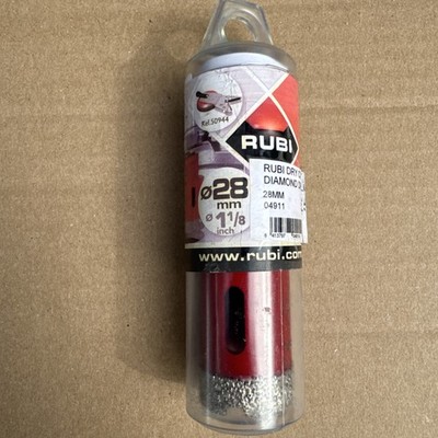 Rubi 04911 Trockenschnitt Diamantbohrkrone 28 mm 1-1/8 Zoll RUB04911 NEU