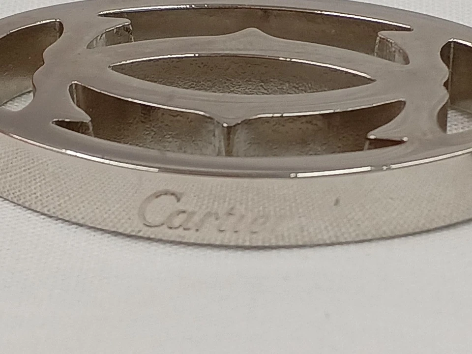 Número do modelo Cartier: pingente de logotipo colar de prata pingente de logotipo - Imagem 4 de 4